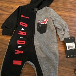 Baby Newborn Full-Zip Coverall Jordan